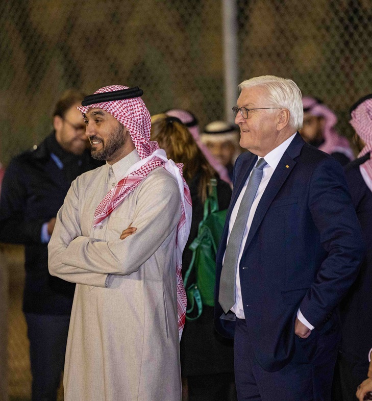 German President Frank-Walter Steinmeier visits Riyadh RTC to witness women’s football development in Saudi Arabia