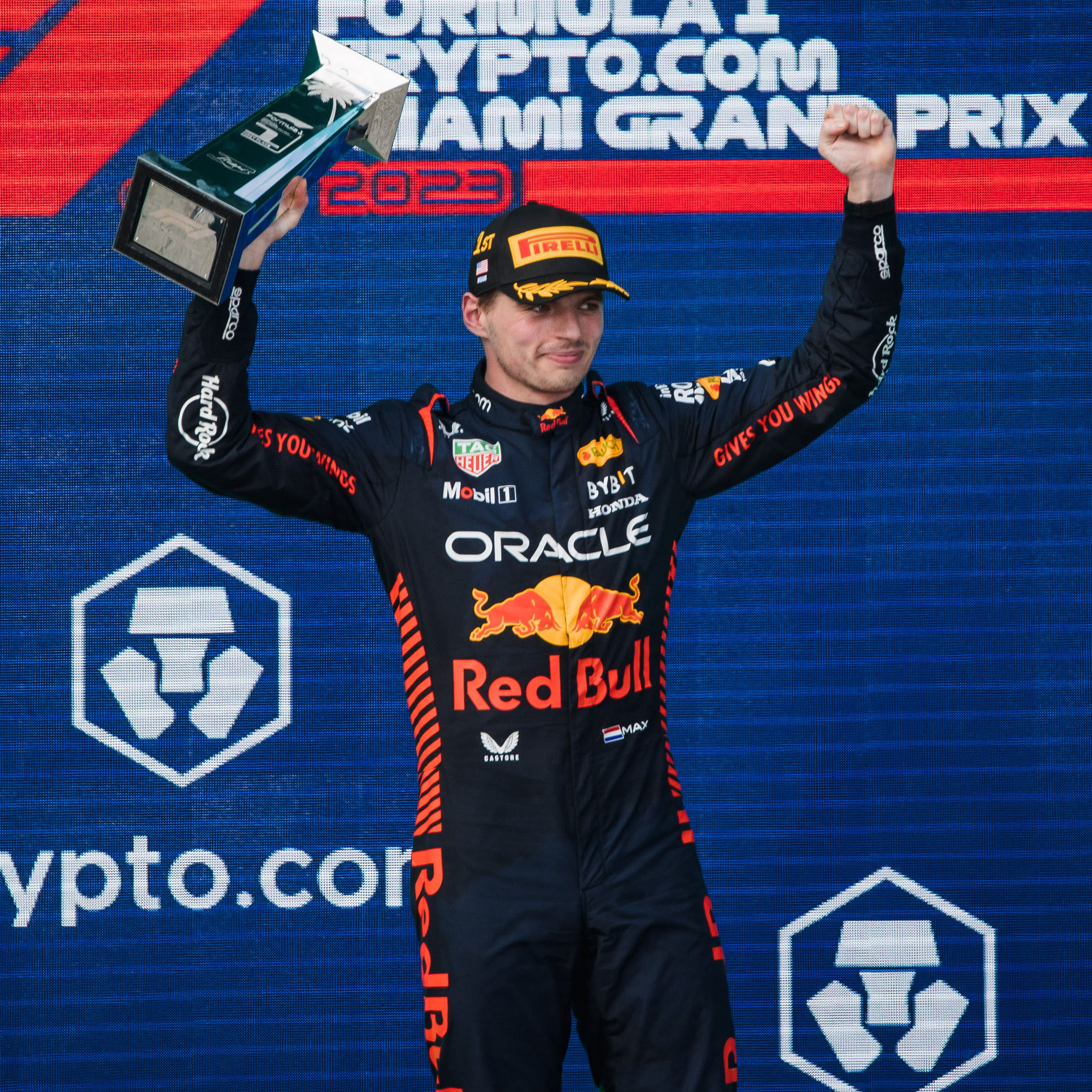 MAX VERSTAPPEN’S SIGNED 2023 MIAMI GP WINNING RACE SUIT HITS AUCTION, RAISING MONEY FOR WINGS FOR LIFE