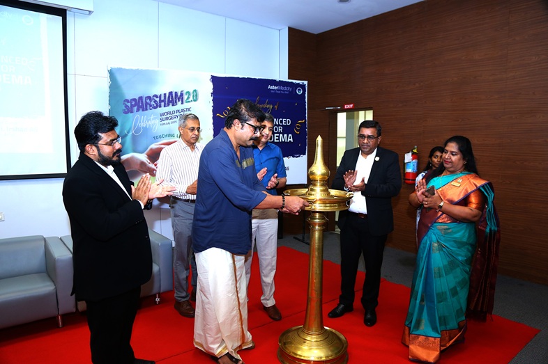 Irshad Ali officially inaugurating Aster Advanced Centre for Lymphedema