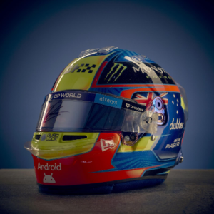 RACE-USED GRAND PRIX HELMET