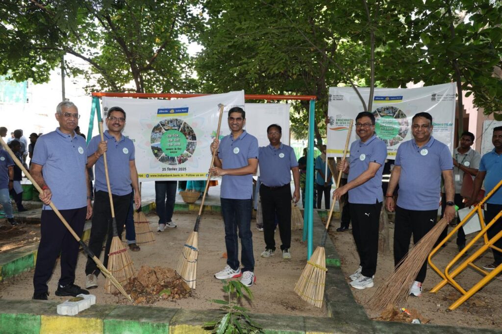 Indian Bank observes Swacchata Hi Seva Campaign 2025 with a series of activities
