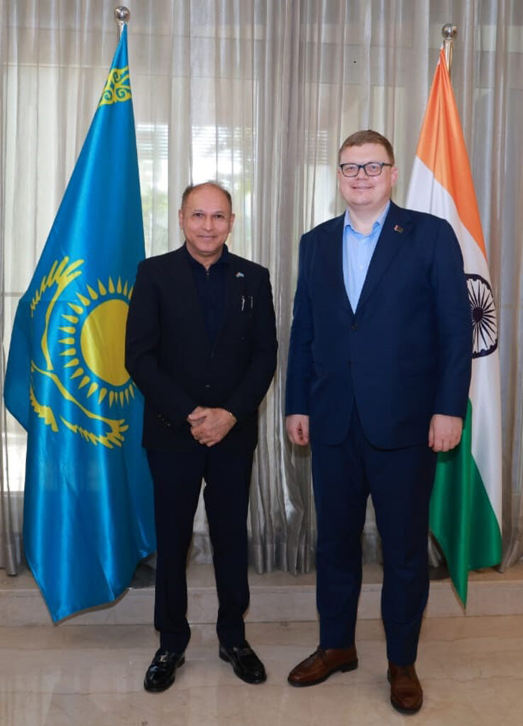 Kazakhstan & Belarus, during a high level diplomatic meeting!