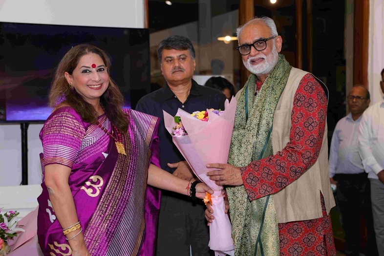 Manisha Gawade, Dr. Sudhakar Sharma and Dr. Sachchidanand Joshi