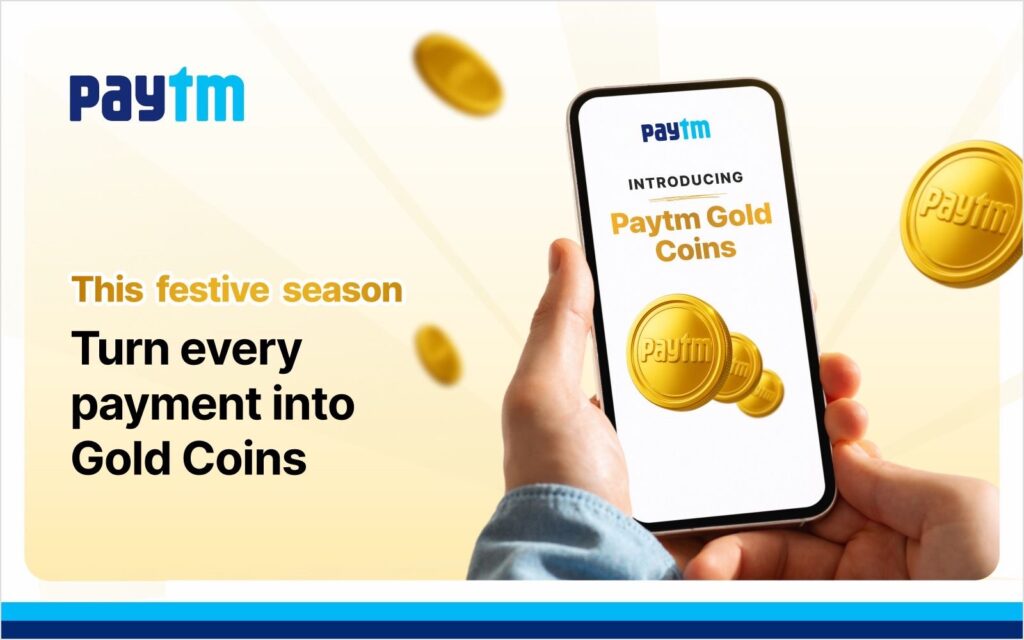 Paytm launches Gold Coins on every payment, redeemable into Digital Gold