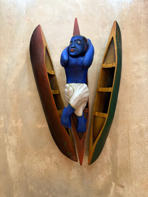 SS SM7- Theeram ii Wooden Sculpture