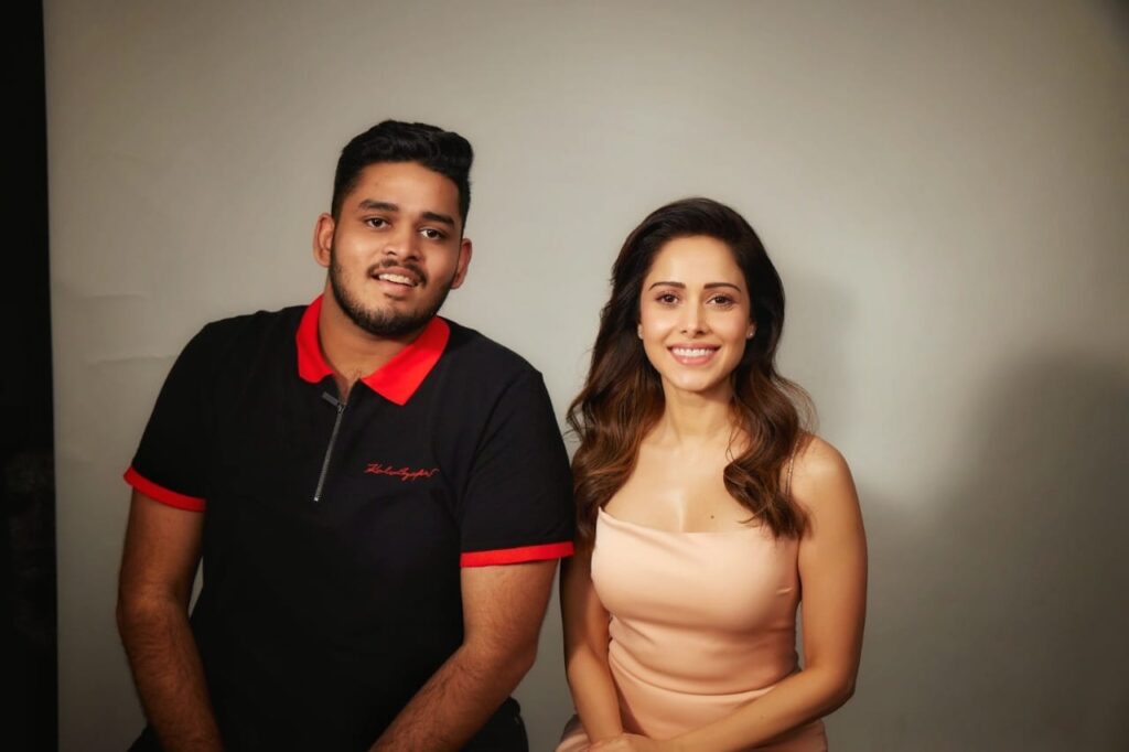 Yash Kundlia, Co-Founder, Oshea Herbals with Brand Ambassdor Nushrratt Bharuchha