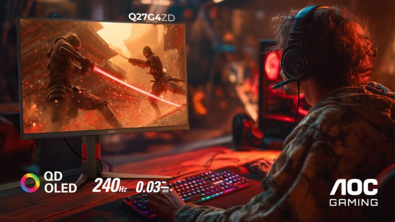 AOC Brings QD-OLED Precision to Esports with Q27G4ZD – 240Hz Monitor in UAE
