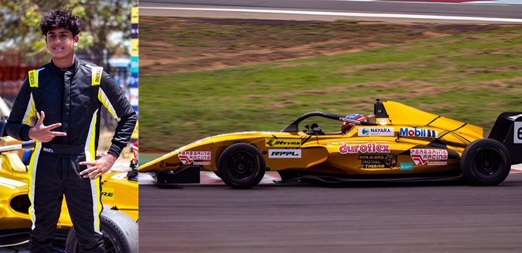 Teen motorsport star Ishaan Madesh scores third consecutive victory at Indian F4 Championship

