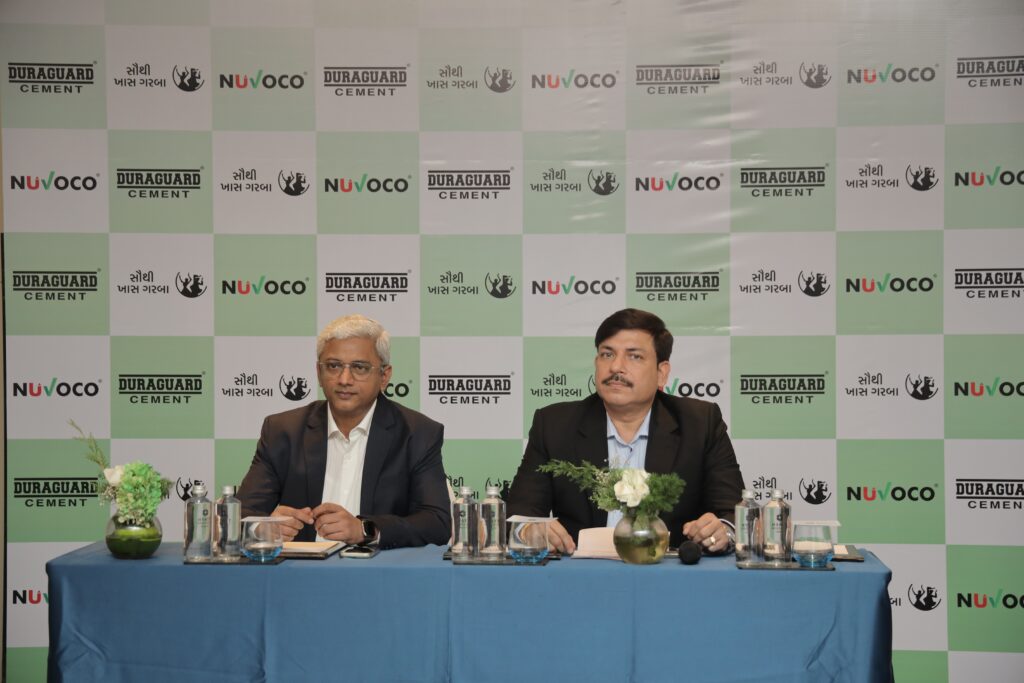 Left to Right Chirag Shah, Head of Marketing, Innovation and Sales Excellence, Nuvoco Vistas Corp. Ltd. and Varinder Singla, Head of Sales – West, Nuvoco Vistas Corp. Ltd.