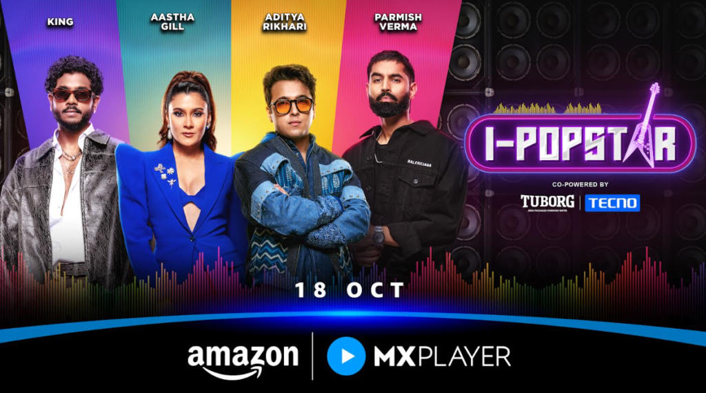 Original Music, Fresh Talent and Big Dreams take centre-stage as King, Aastha Gill, Aditya Rikhari and Parmish Verma find India’s next singing sensation on Amazon MX Player’s latest - I-POPSTAR! Trailer Out Now!