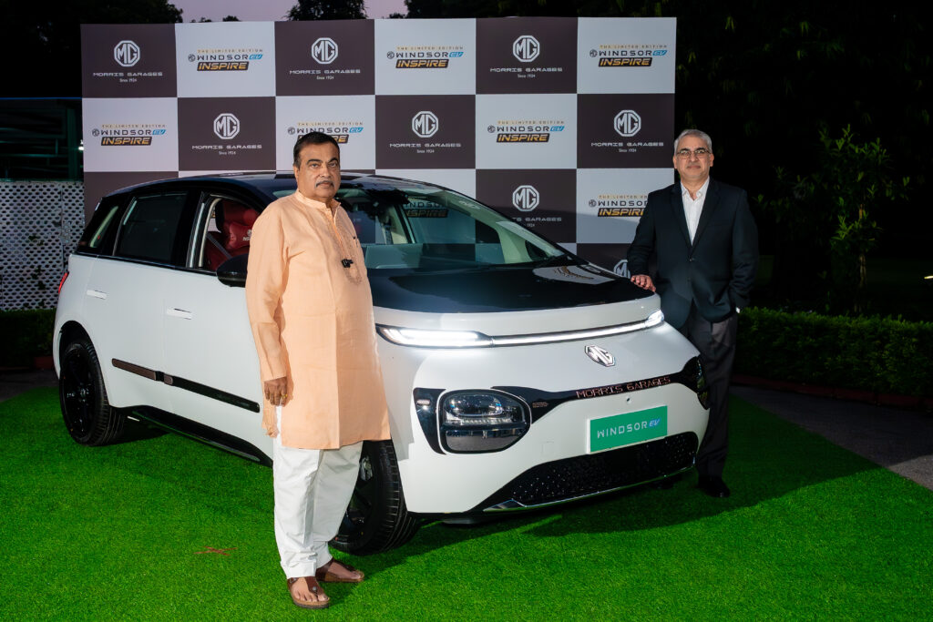 SW MG Motor India launches the Windsor Inspire Edition