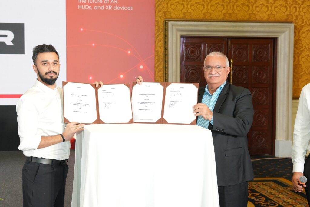 Suraj Aiar (CEO - QWR) & Ramesh Kunhikannan - (Chairman and Managing Director of Kaynes Technology)
