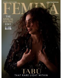 Tabu on choosing her project in the October Femina Cover Story