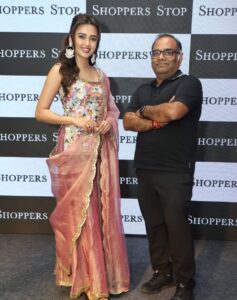 Tejaswi Prakash along with Kavindra Mishra Unveils the Shoppers Stop 'Gifts of Love' Diwali collection