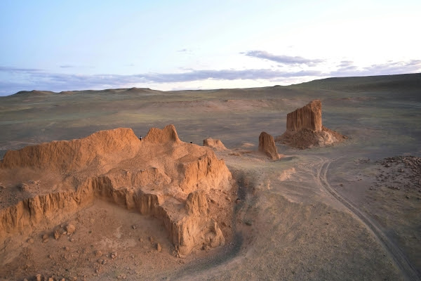The Flaming Cliffs of Mongolia