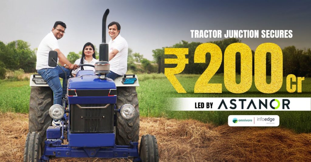 Tractor Junction Raises USD 22.6 Million (INR 200 Crore) Series A Round to Scale Its Used Vehicles & Financial Services Business