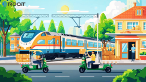 Image 1- AION-Tech’s ROQIT partners with Indian Railways to transform sustainable, door-to-door parcel delivery in India