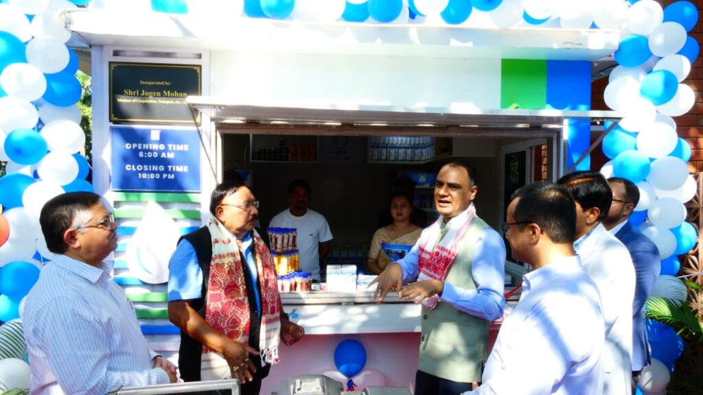 Purabi Milk Booth set up in Nehru Park under GMDA partnership