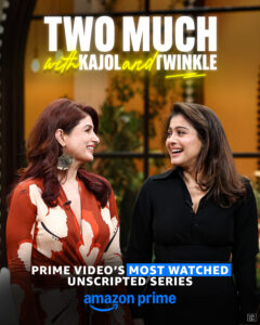 (Poster) Success Announcement - Two Much with Kajol and Twinkle (4x5)