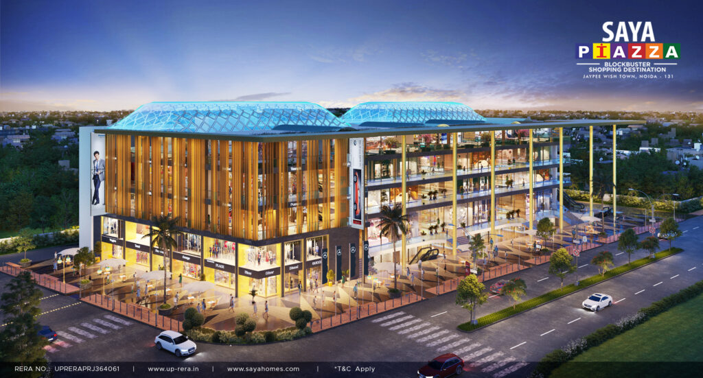 Saya Piazza Receives OC; Leading Domestic and International Brands to Begin Fit-Outs at Saya Group’s High-Street Mall in Jaypee Wishtown