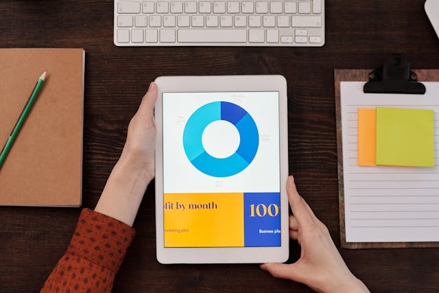 Photo by Mikael Blomkvist: https://www.pexels.com/photo/a-person-holding-a-digital-tablet-6476569/