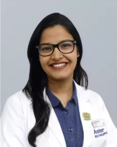 Ms. Palak Dengla,&nbsp;Chief Physiotherapist, Aster RV Hospital, Bangalore