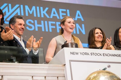 Alpine skiing phenom Mikaela Shiffrin rang the NYSE bell.