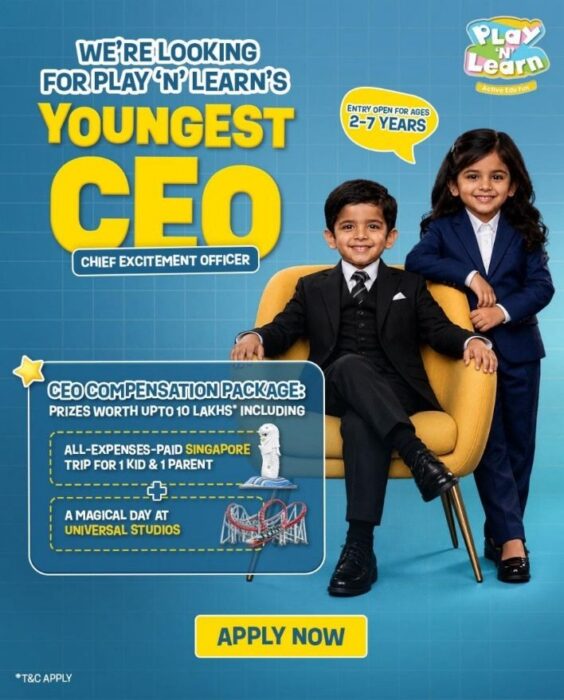 Play 'N' Learn CEO Campaign Creative