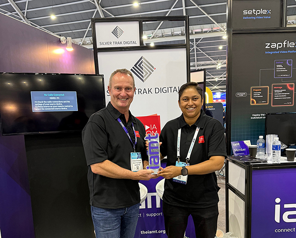 Silver Trak Asia with their IAMT Award