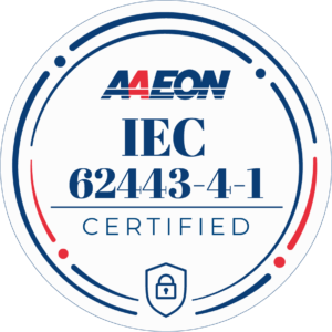 AAEON IEC 62443-4-1 Badge