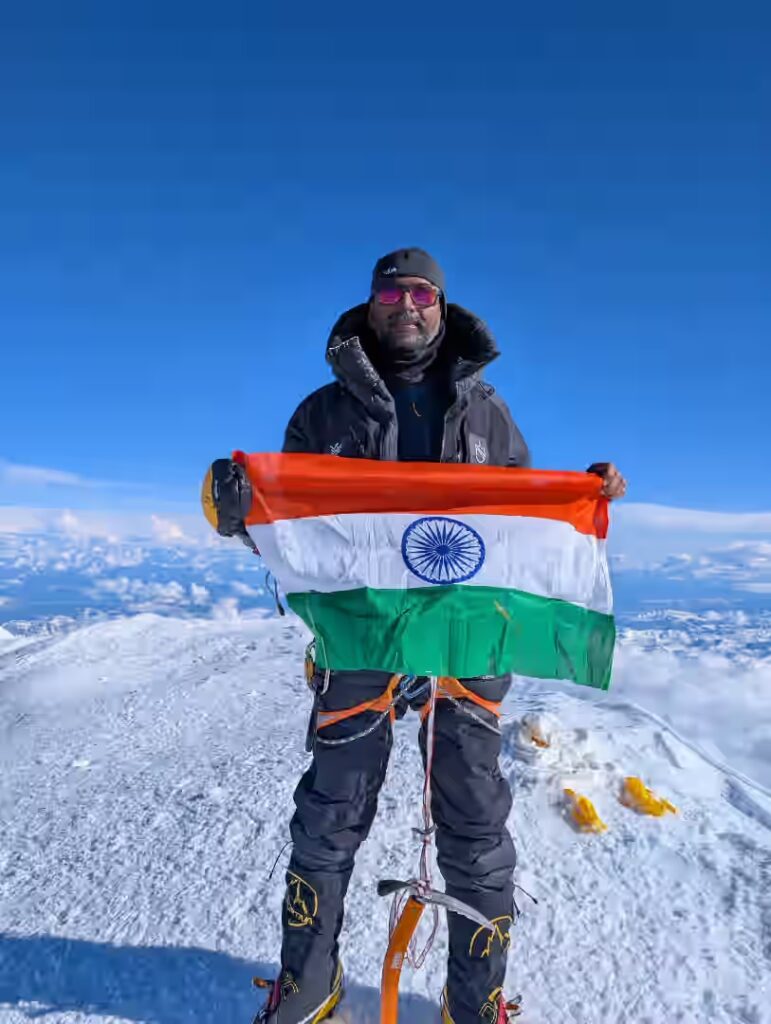 Dr Rajashekhar from Hyderabad has summited Mt. Denali