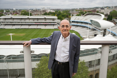 Robert Silman on the 100-foot private terrace of the Lord